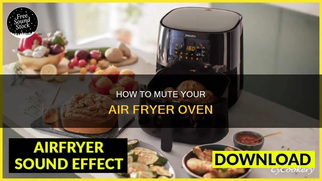 can you turn off sound on air fryer oven