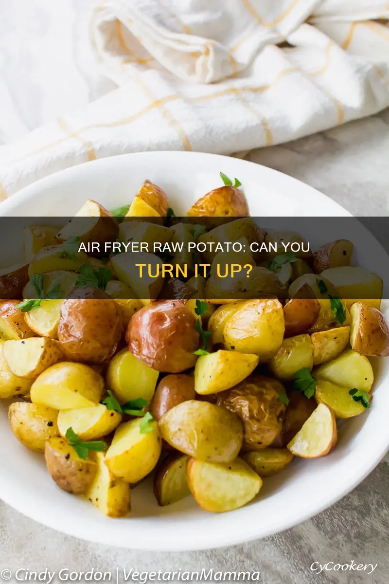 can you turn up raw potato in air fryer