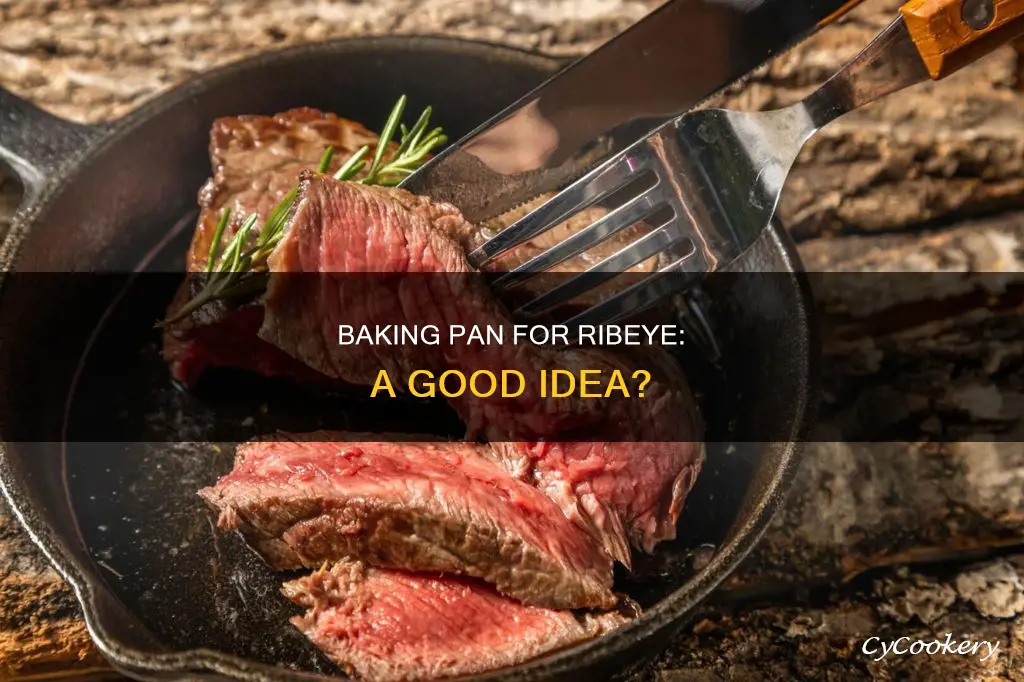 can you use a baking pan for ribeye