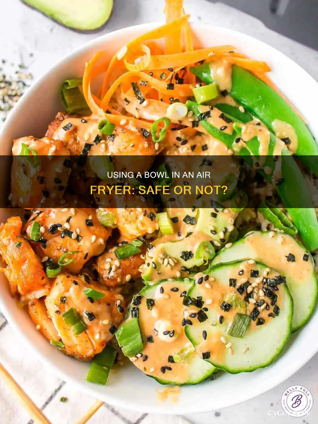 can you use a bowl in an air fryer