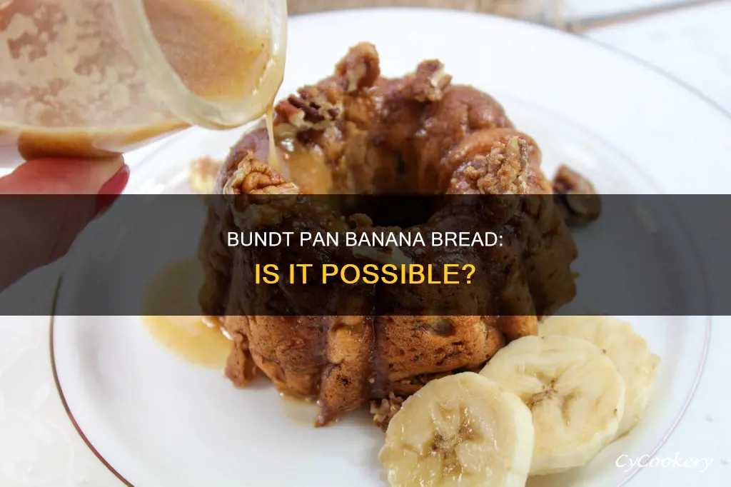 can you use a bundt pan for banana bread