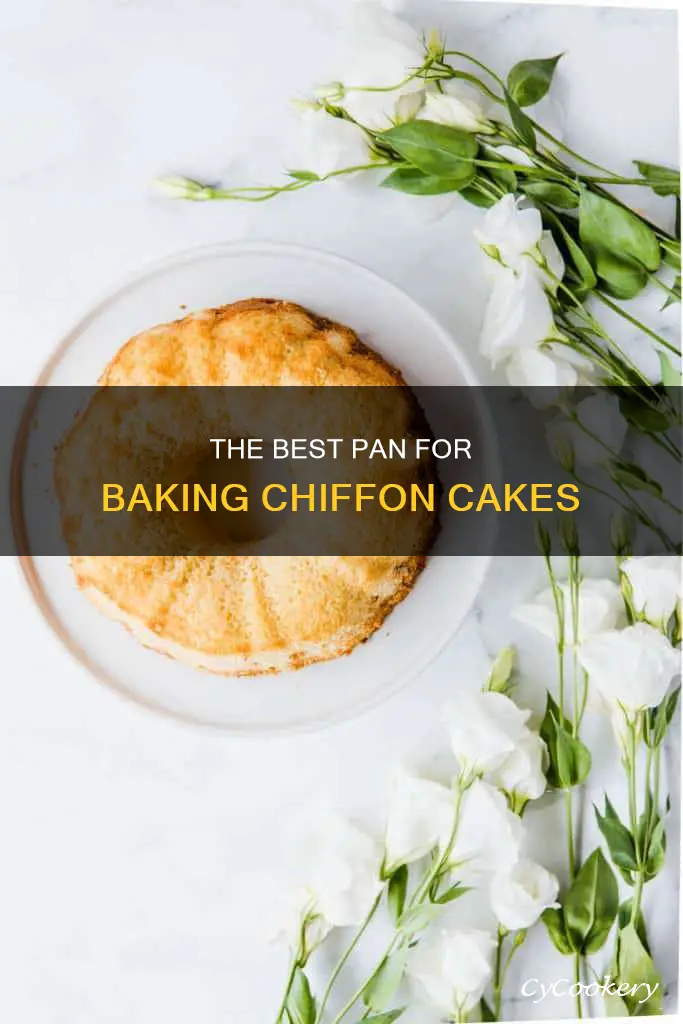 can you use a bundt pan for chiffon cake