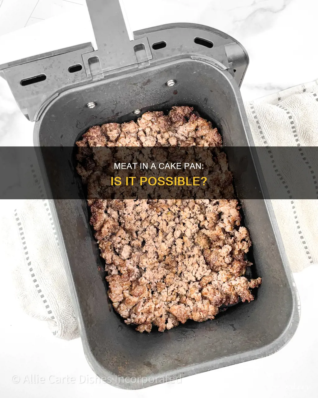 can you use a cake pan for meat