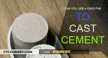 Cake Pans for Cement Casting: A Creative Solution