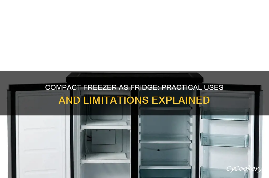 can you use a compact freezer as a refrigerator