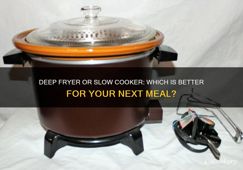 can you use a deep fryer as a slow cooker