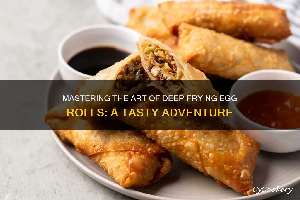 can you use a deep fryer to cook egg rolls