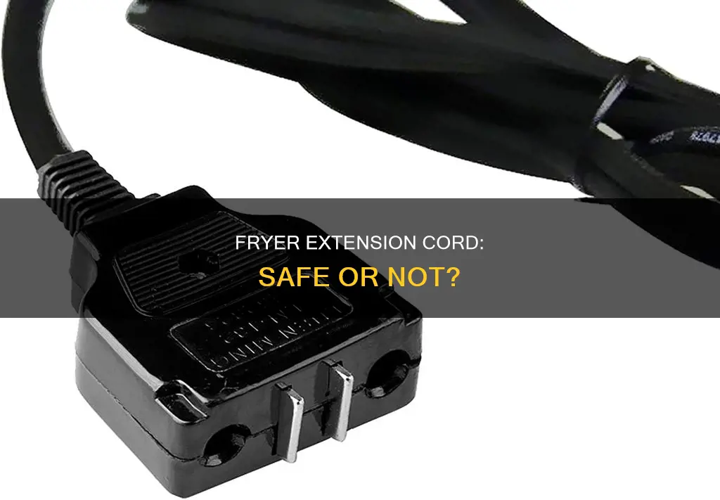 can you use a fish fryer with extension cord