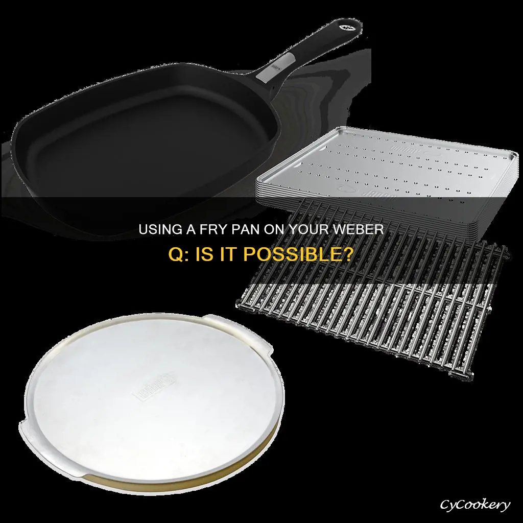 can you use a fry pan on a weber q