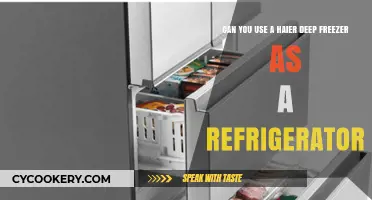 Haier Deep Freezer as Fridge: Practical Use or Risky Idea?