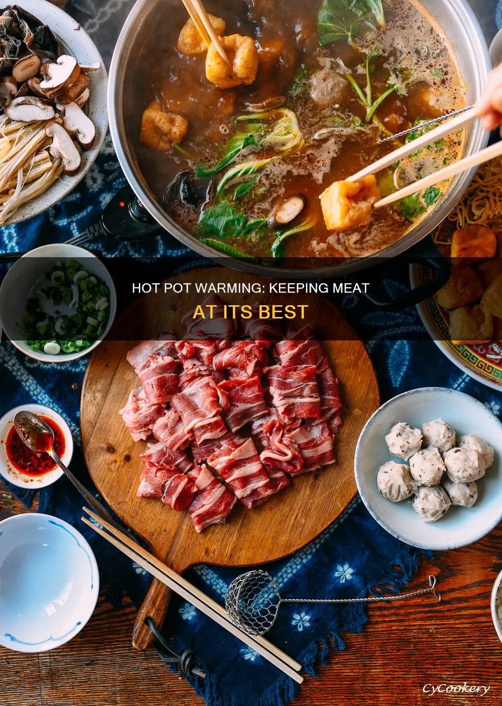 can you use a hot pot to keep meat warm