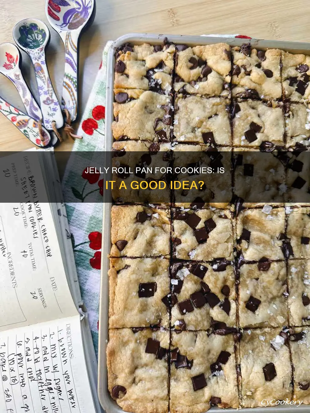 can you use a jelly roll pan for cookies