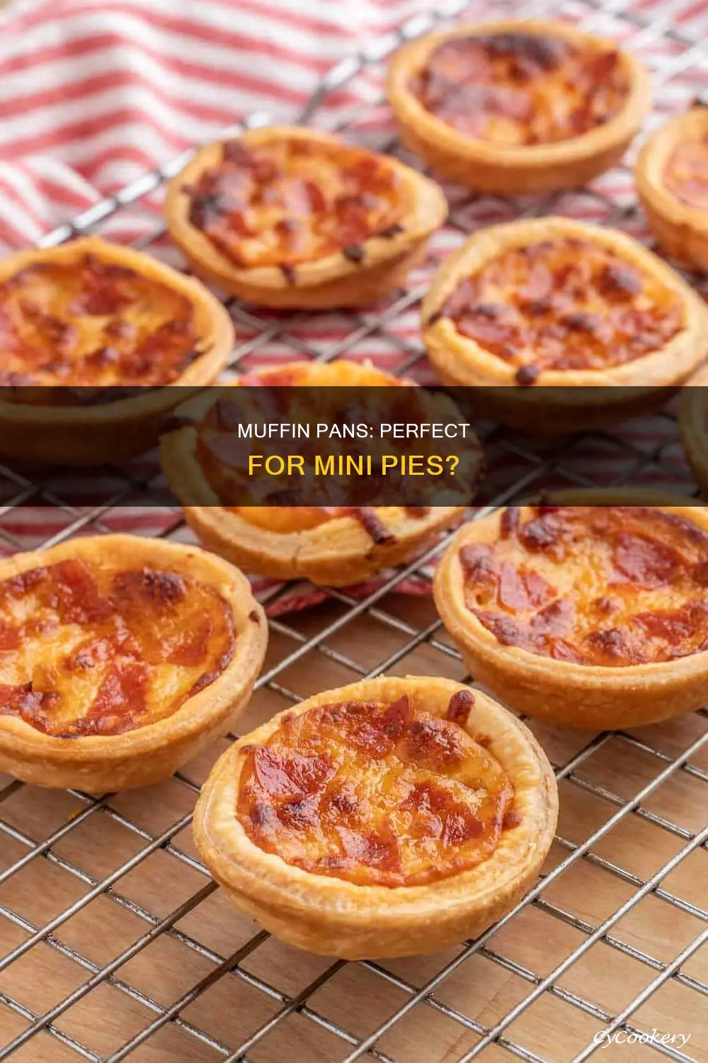 can you use a large muffin pan for mini pies