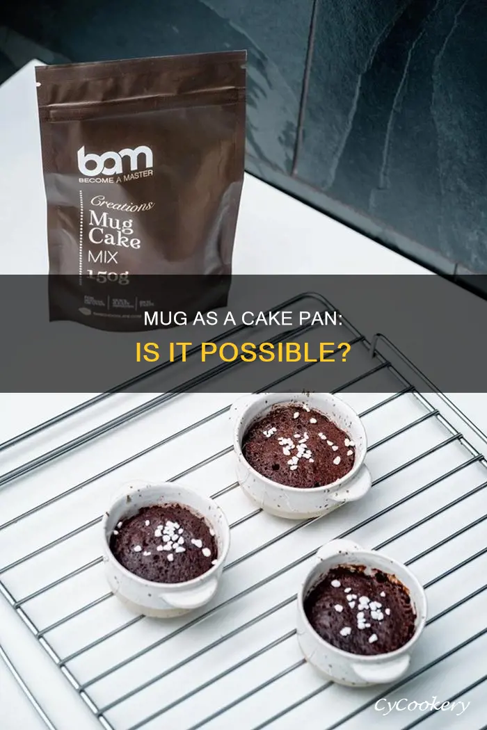can you use a mug as a cake pan