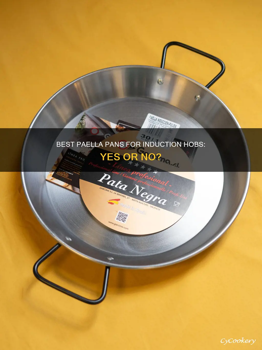 can you use a paella pan on an induction hob