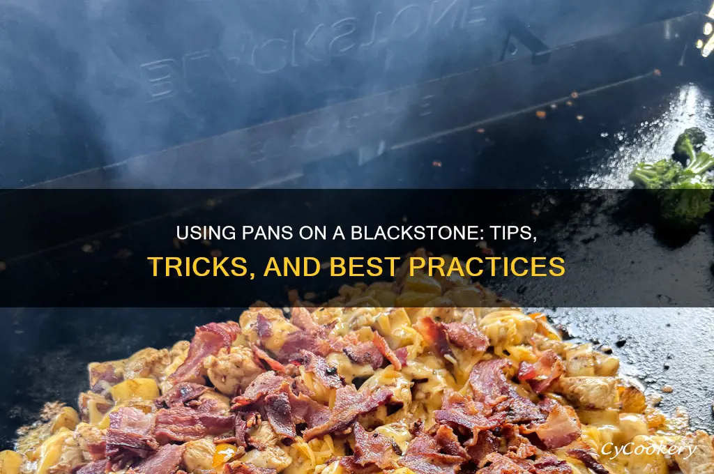 can you use a pan on a blackstone