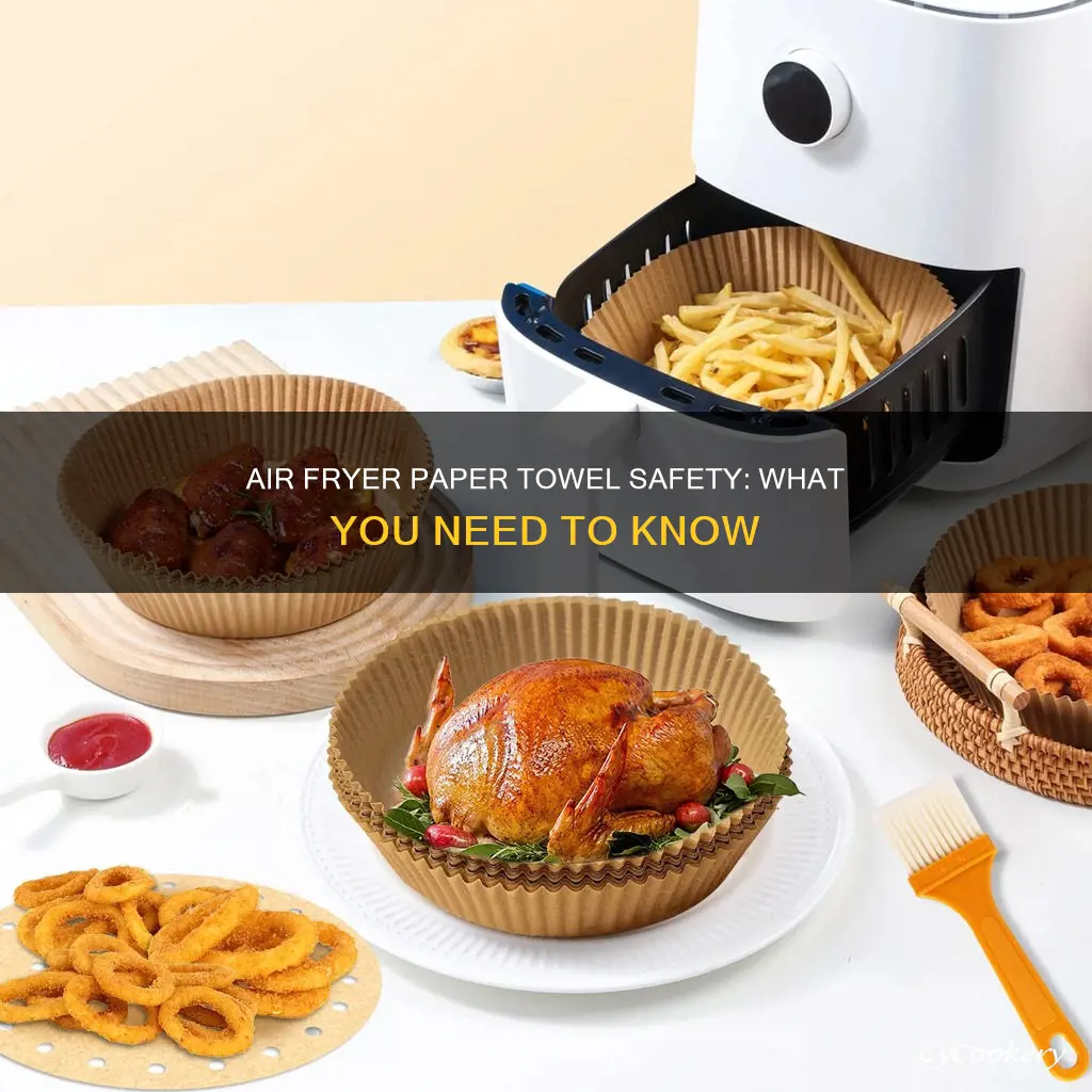 can you use a paper towel in an air fryer