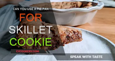 Pie Pan for Skillet Cookie: Is It Possible?