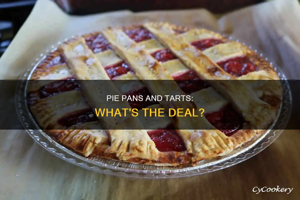 can you use a pie pan to bake a tart