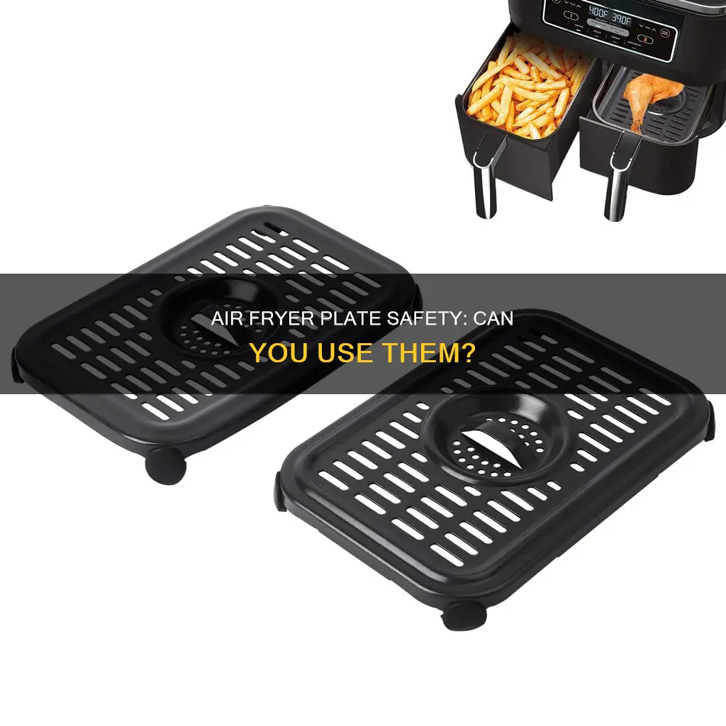 can you use a plate in an air fryer