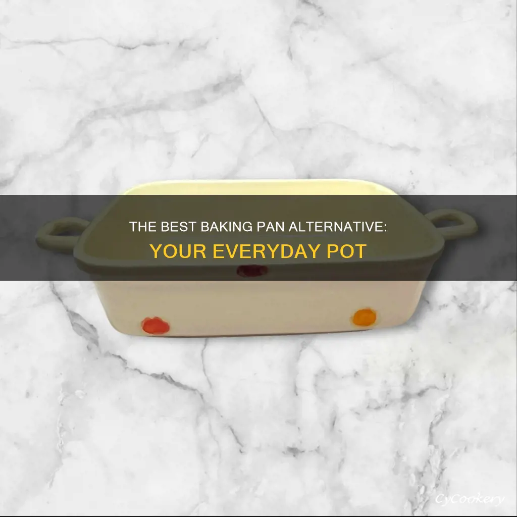 can you use a pot as a backing pan