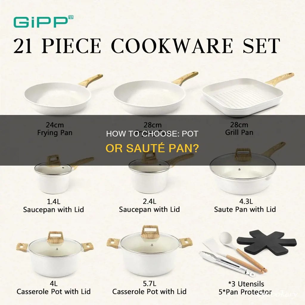can you use a pot instead of a saute pan
