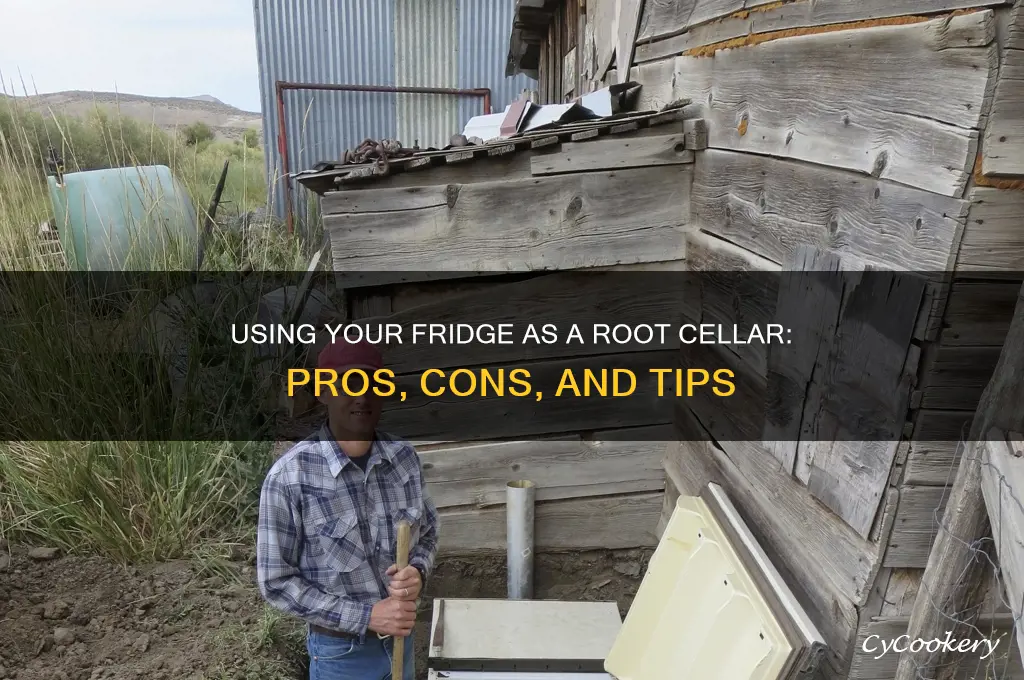 can you use a refrigerator as a root cellar