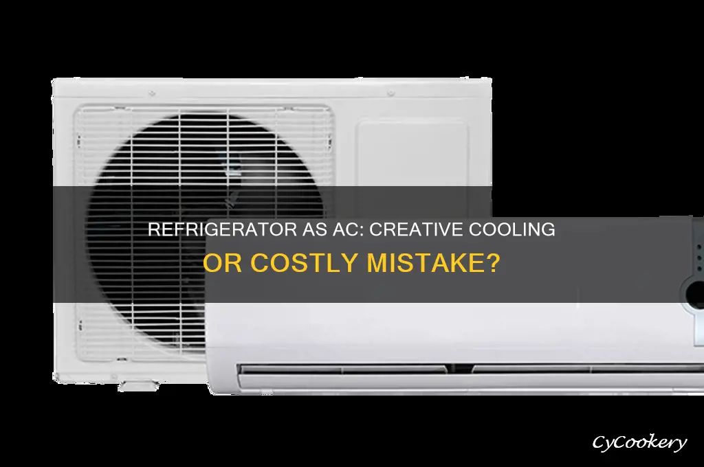 can you use a refrigerator as an air conditioner