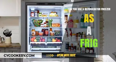 Using a Refrigerator Freezer as a Fridge: What You Need to Know