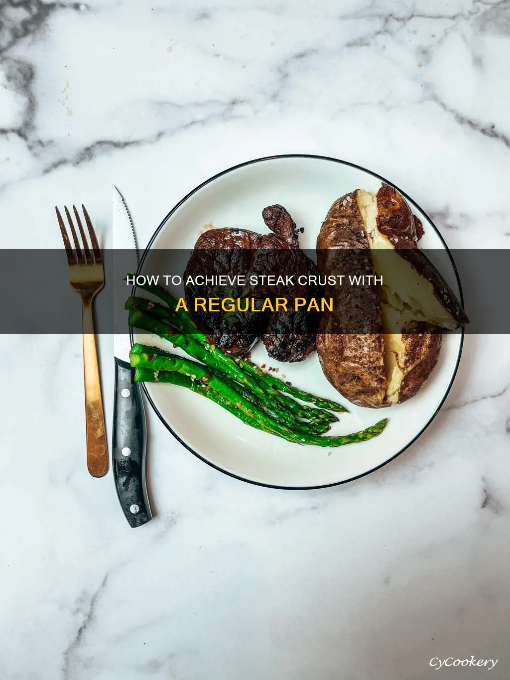 can you use a regular pan to crust a steak