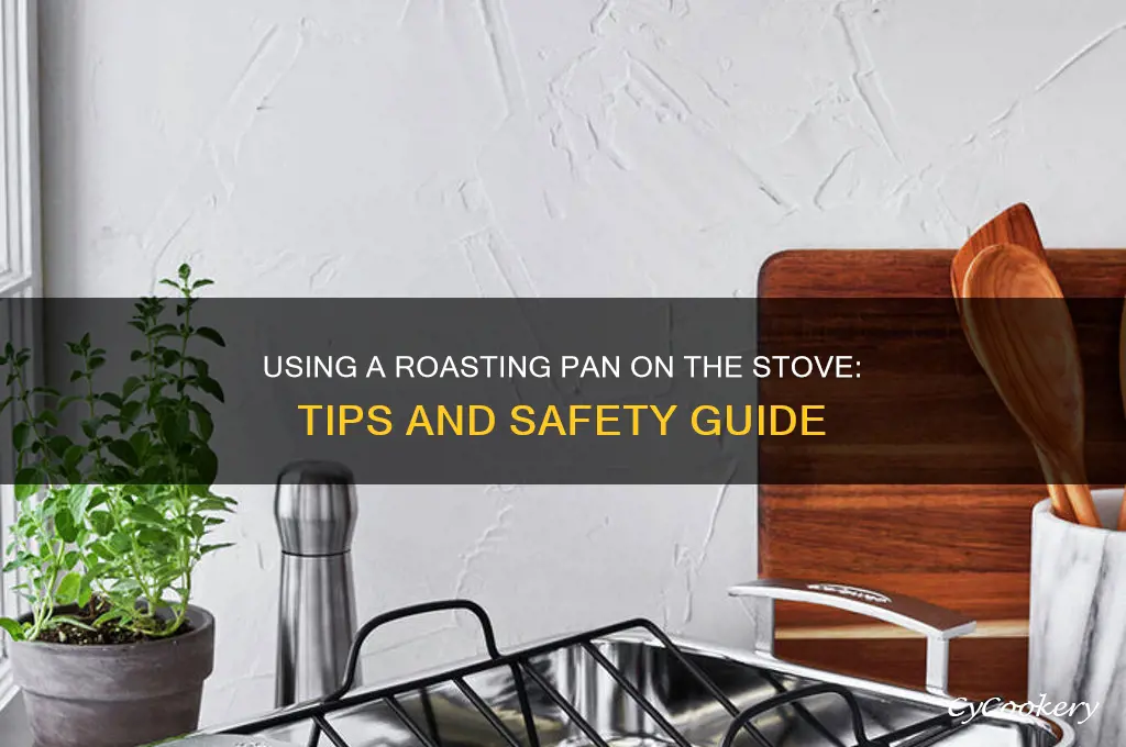can you use a roasting pan on the stove