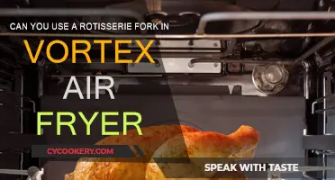 Using Rotisserie Forks in a Vortex Air Fryer