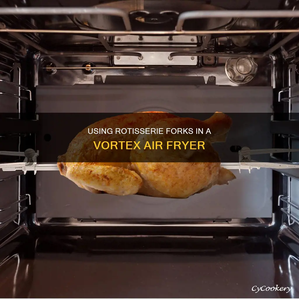 can you use a rotisserie fork in vortex air fryer