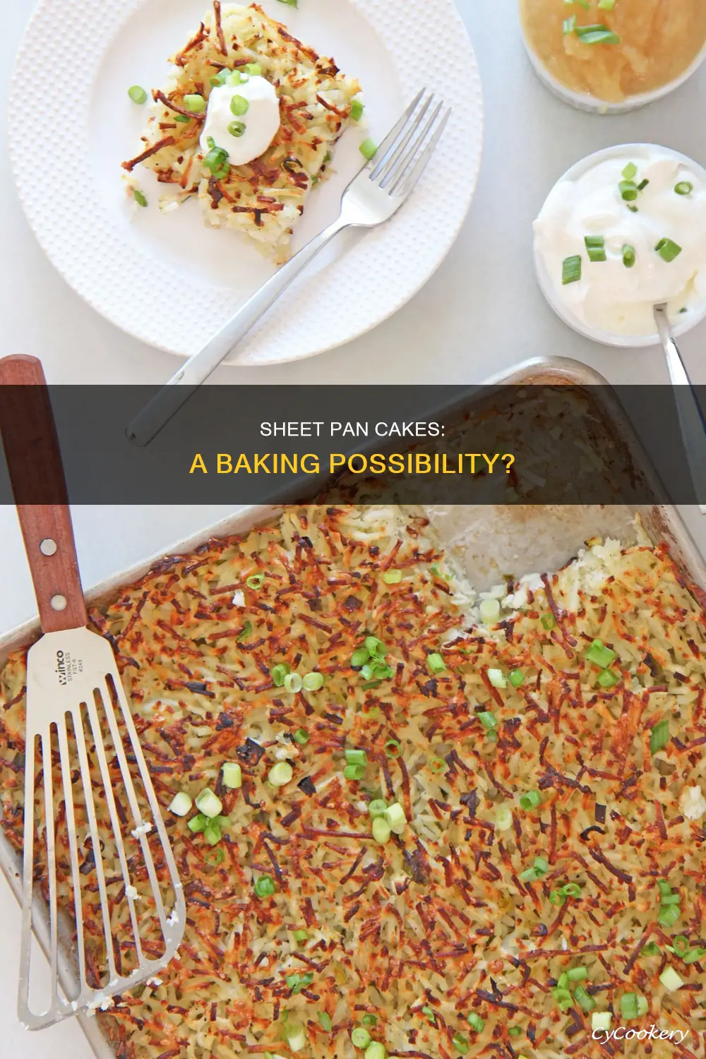 can you use a sheet pan for cakes