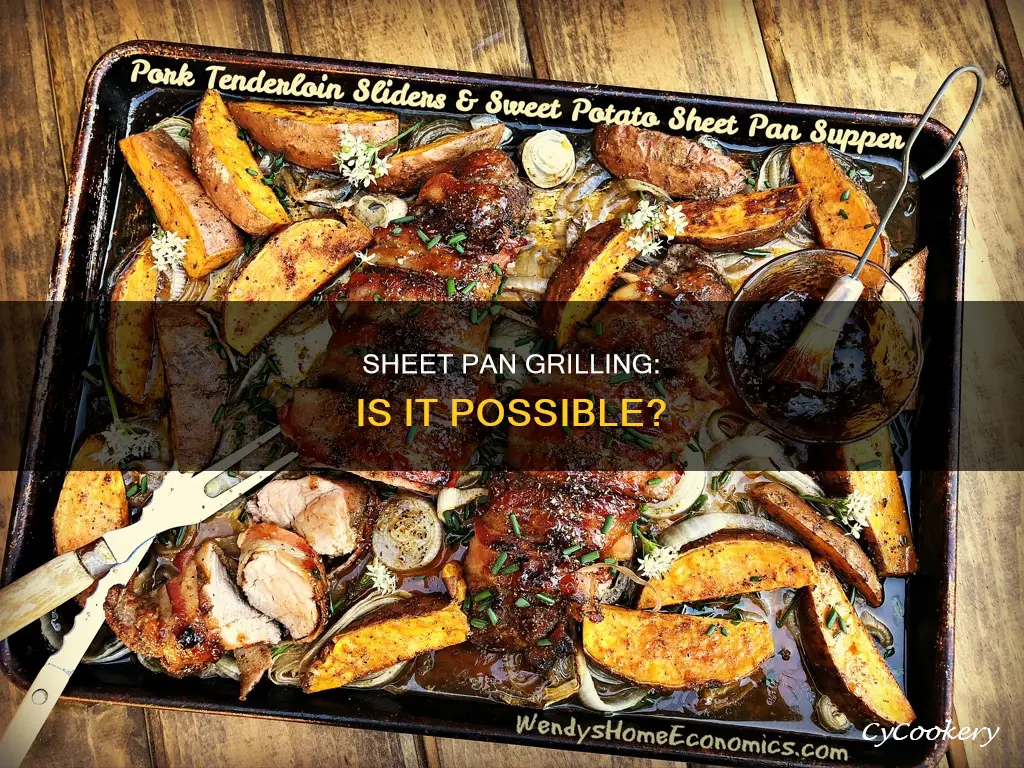 can you use a sheet pan on the grill