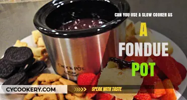 Slow Cooker as Fondue Pot: A Smart Switch?