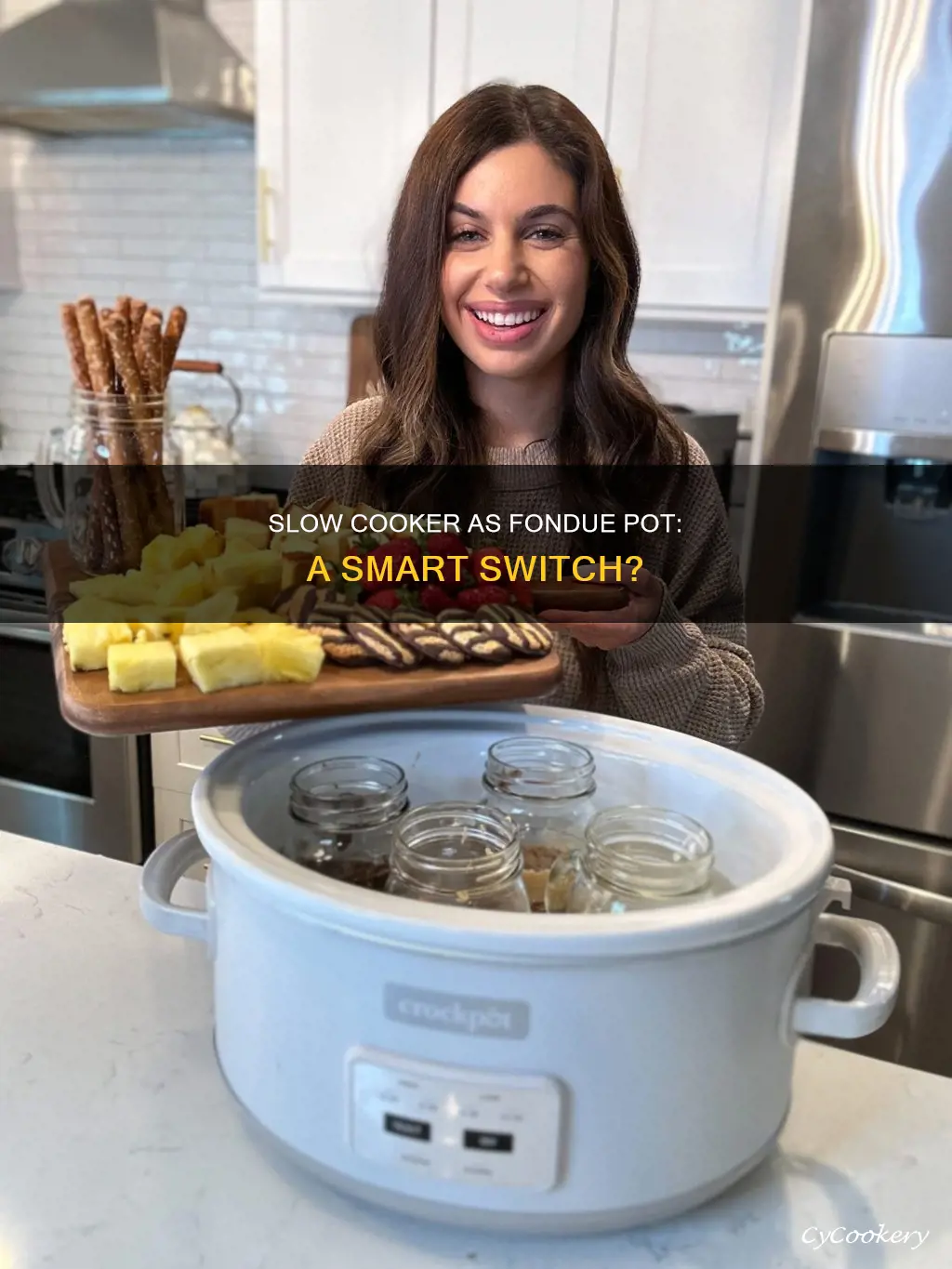 can you use a slow cooker as a fondue pot