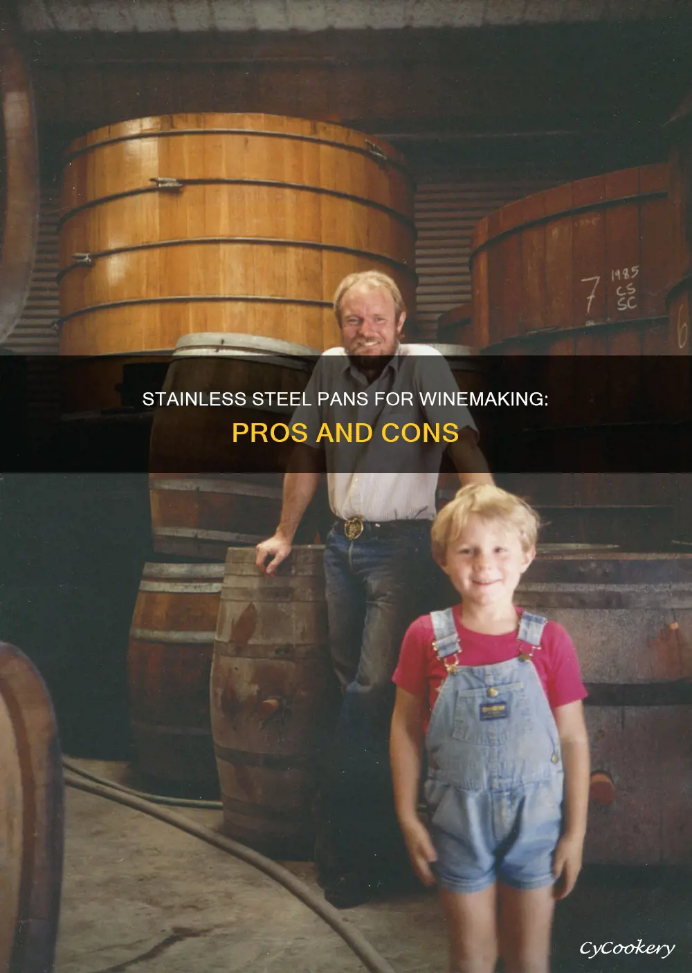 can you use a stainless pan for making wine