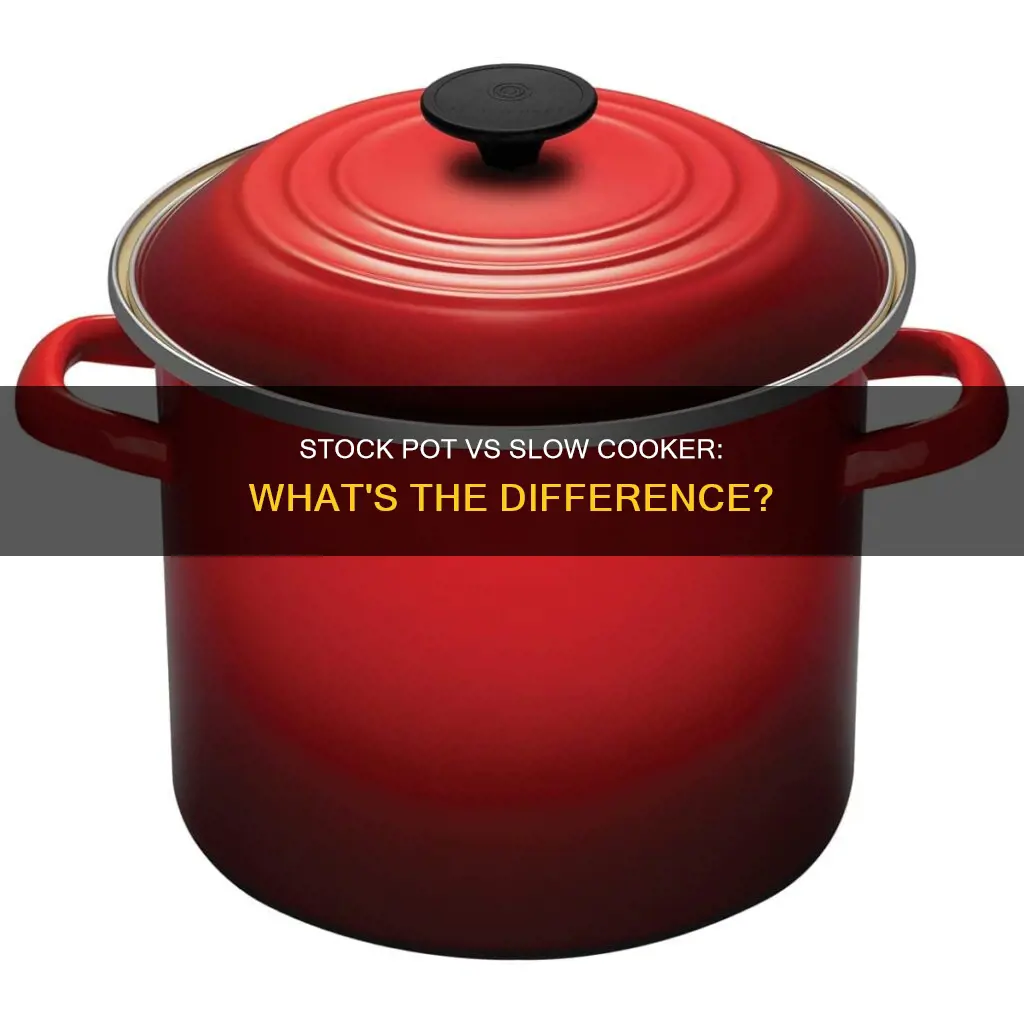 can you use a stock pot as a slow cooker
