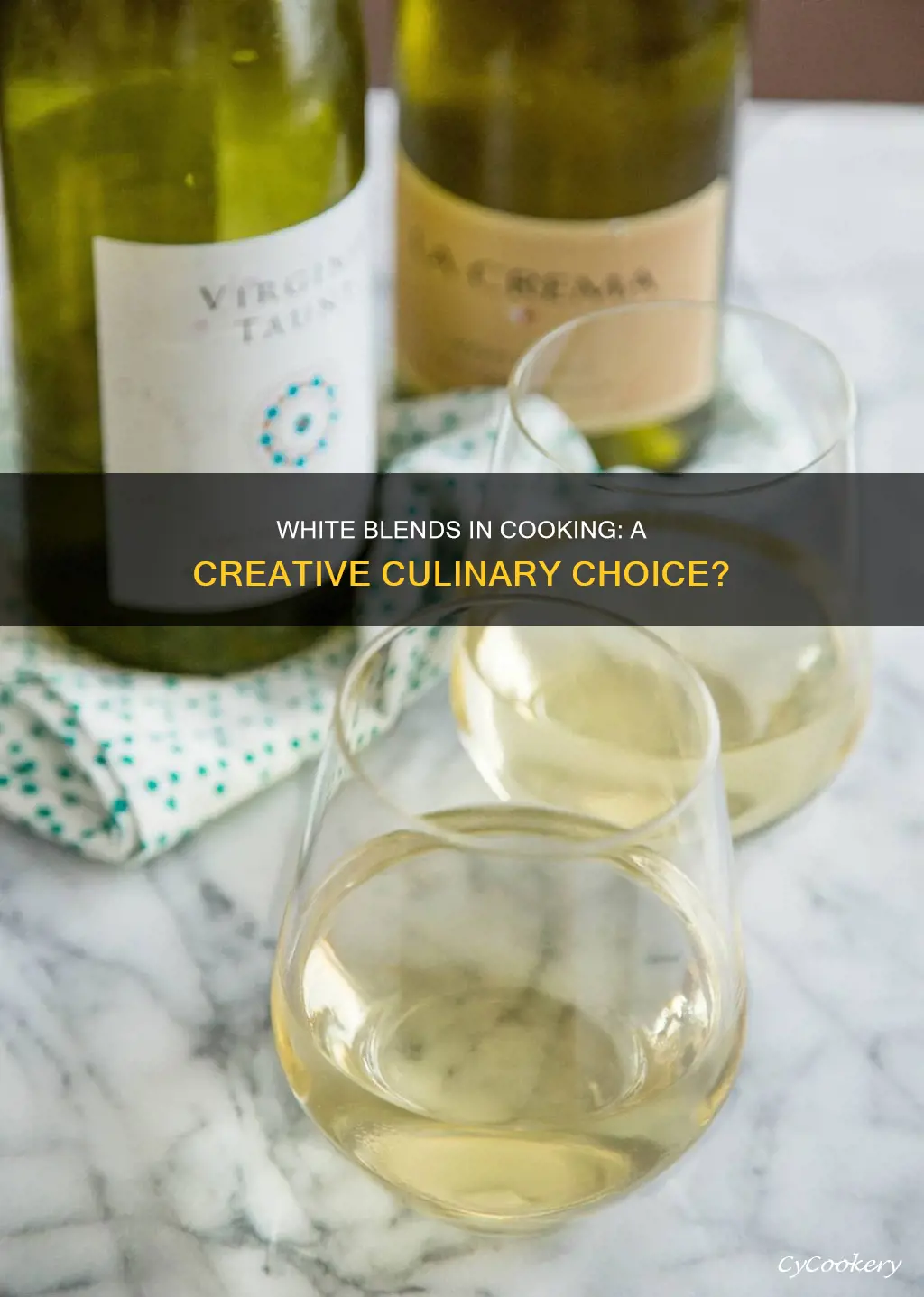 can you use a white blend for cooking