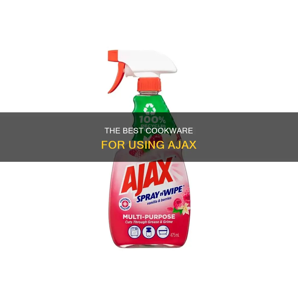 can you use ajax on pots and pans