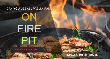 Paella Pans: Fire Pit Cooking?