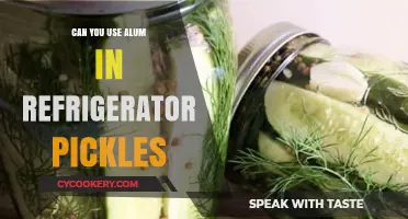 Using Alum in Refrigerator Pickles: Benefits, Safety, and Best Practices