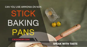 Ammonia: Safe for Non-Stick Baking Pans?