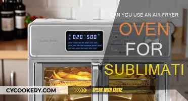 Air Fryer Oven for Sublimation: Is It Possible?