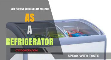 Using an Ice Cream Freezer as a Refrigerator: Is It Possible?