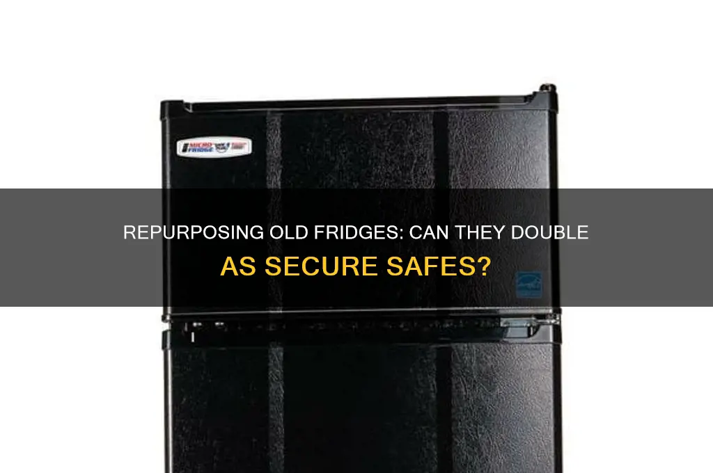 can you use an old refrigerator as a safe