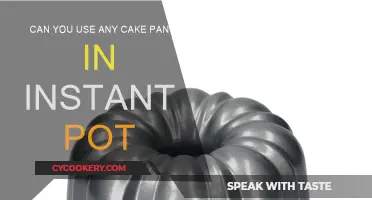 Instant Pot Cake Pan: Any Pan Will Do?