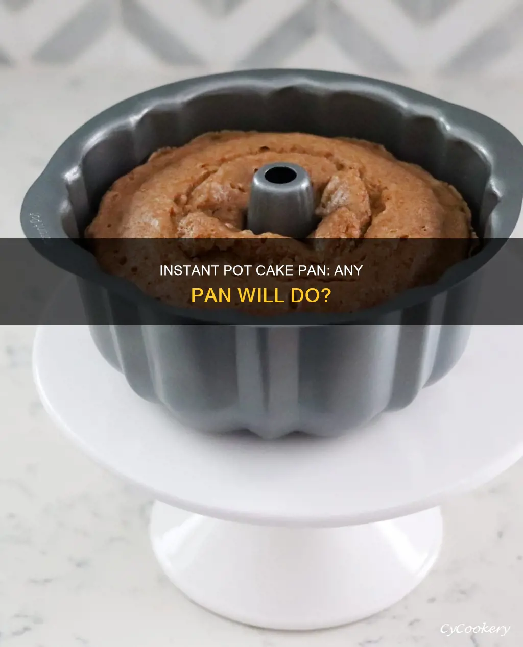 can you use any cake pan in instant pot