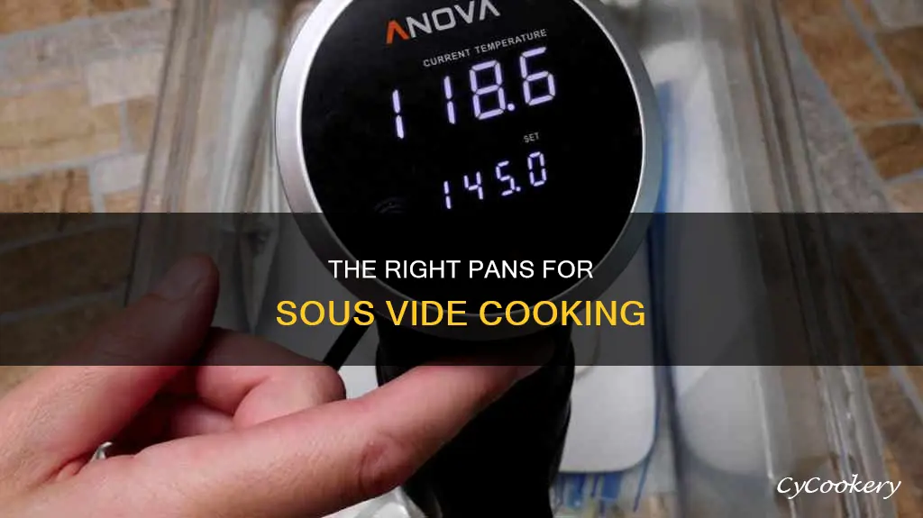 can you use any pan to sous vide